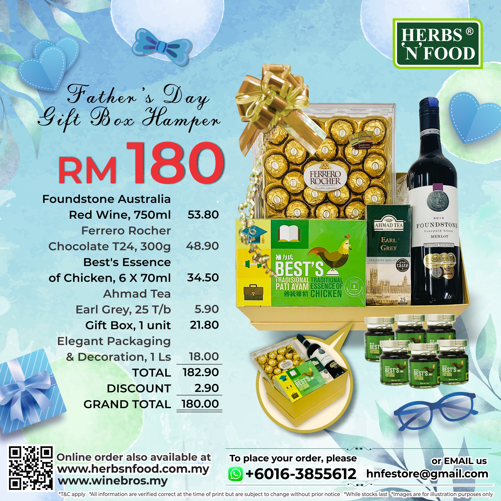 HNF FATHER'S DAY GIFT BOX HAMPER RM180